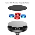 Universal Car Holder Mobile Phone Holder Stand In Car Mount Phone Holder Car 360D Magnetic - Image 3